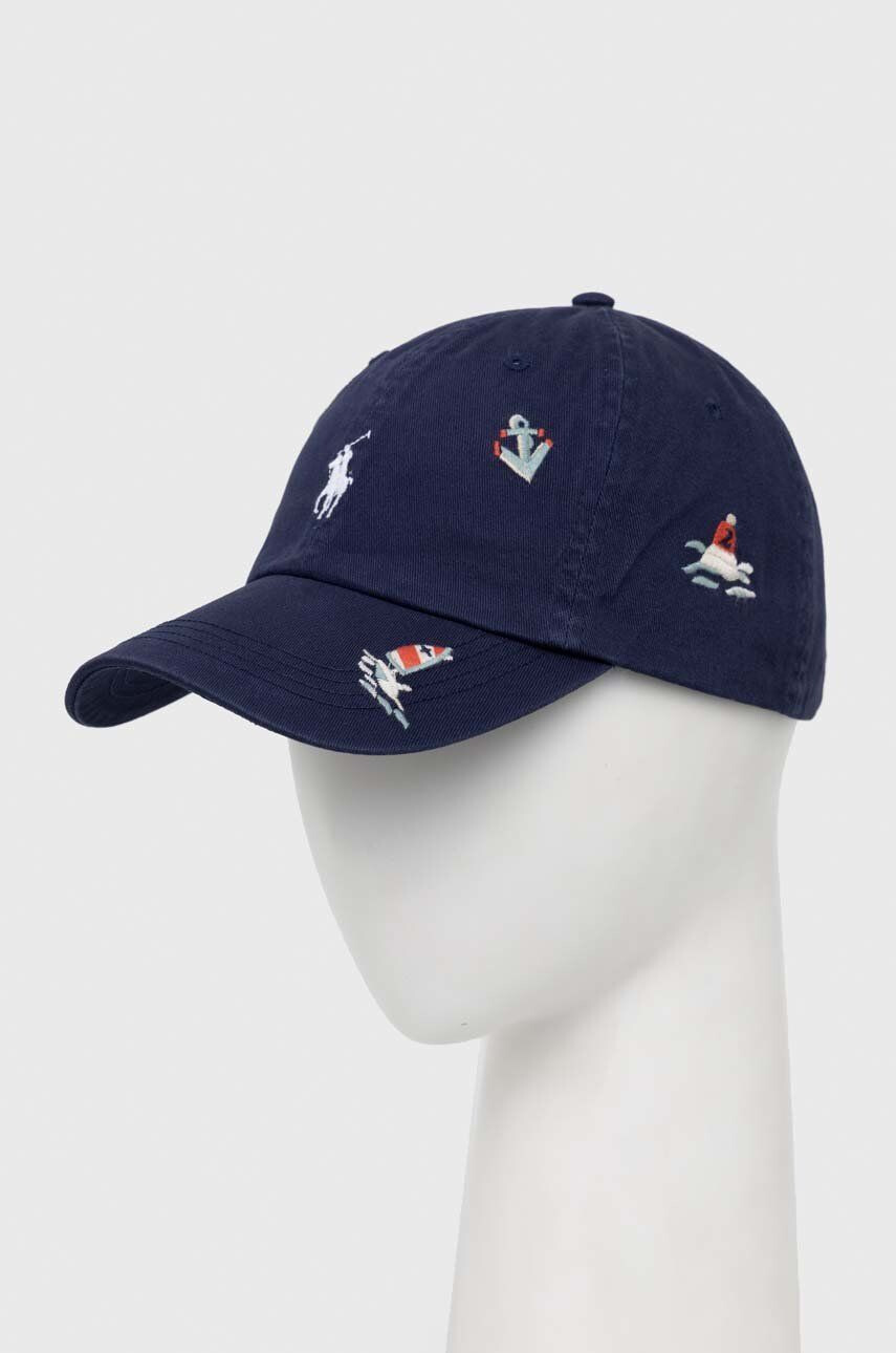 Polo Ralph Lauren pamut baseball sapka sötétkék mintás - Pepit.hu