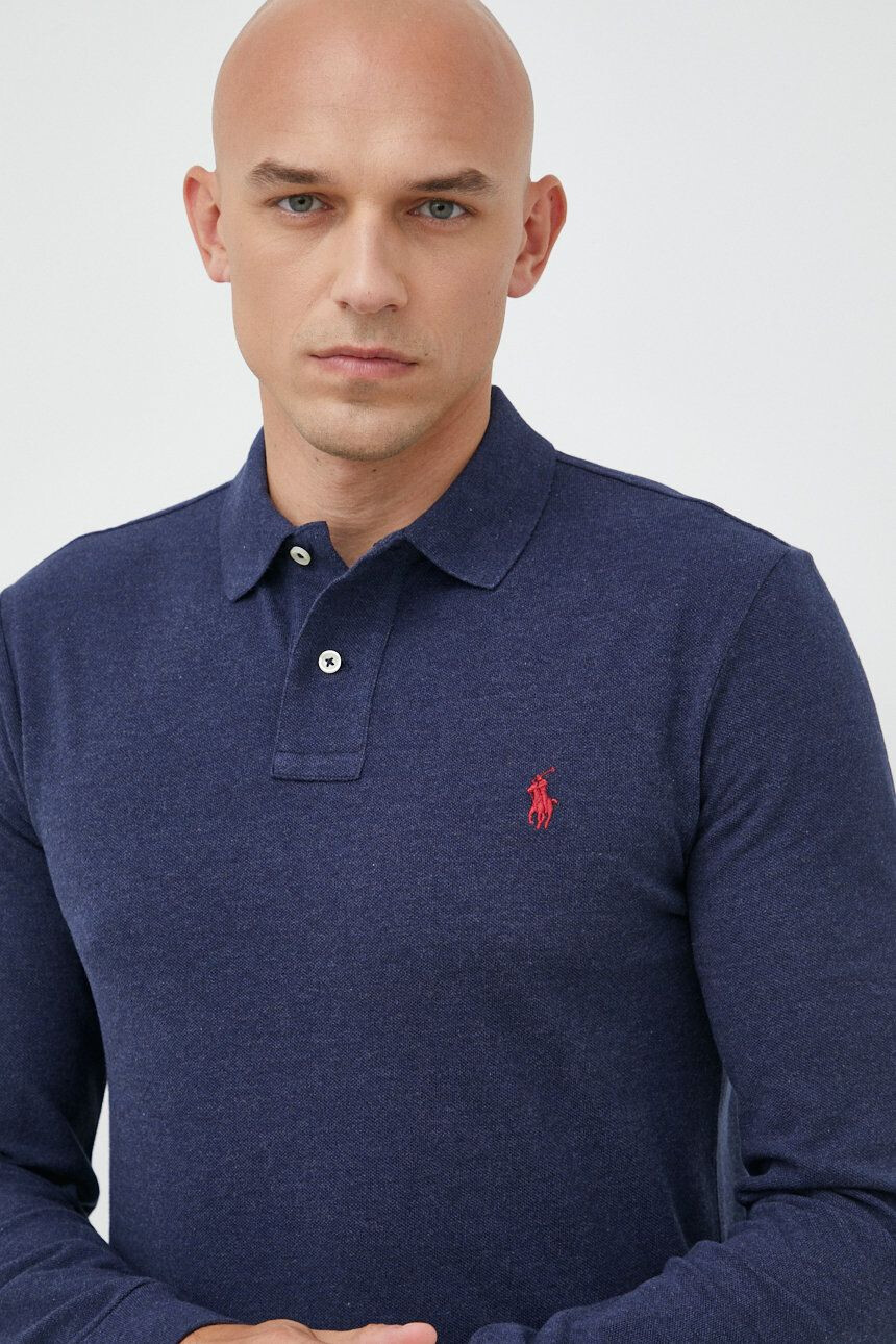 Polo Ralph Lauren pamut hosszúujjú sötétkék sima - Pepit.hu