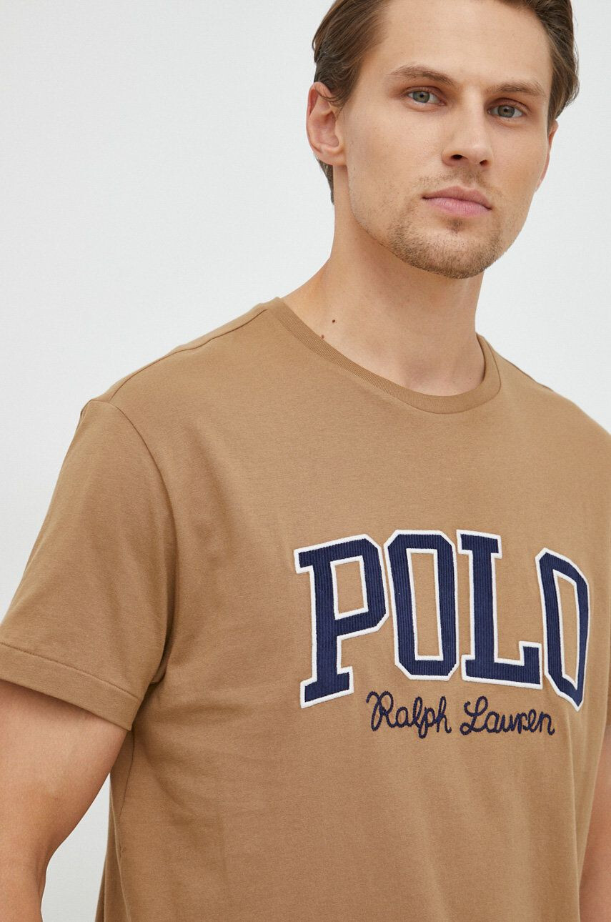 Polo Ralph Lauren pamut póló sárga sima - Pepit.hu