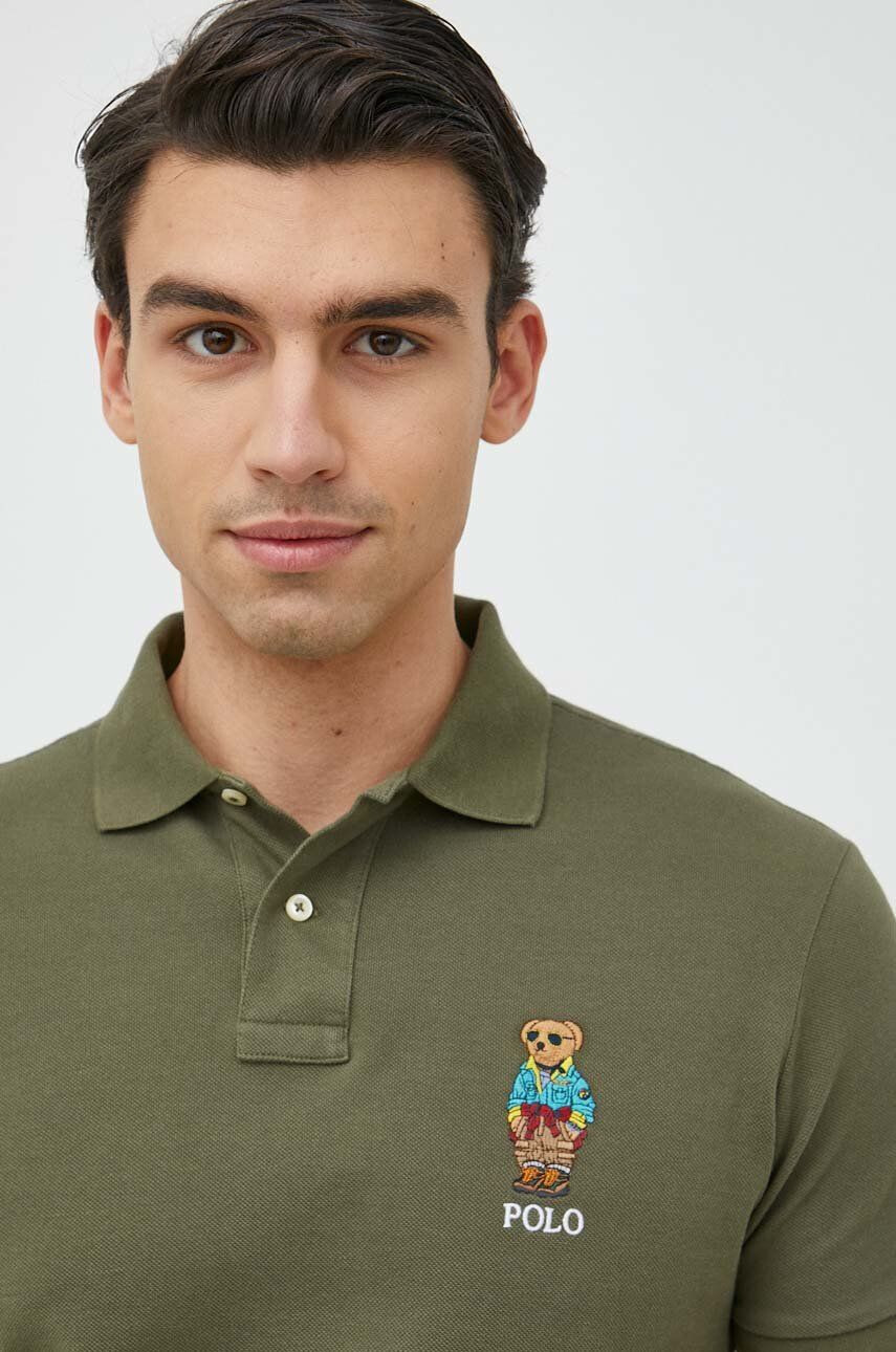 Polo Ralph Lauren pamut póló fehér nyomott mintás - Pepit.hu