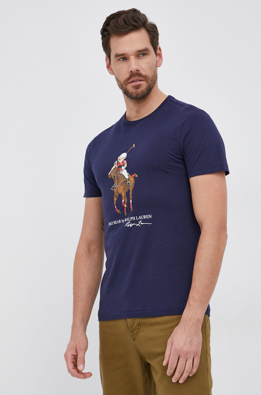 Polo Ralph Lauren pamut póló szürke - Pepit.hu