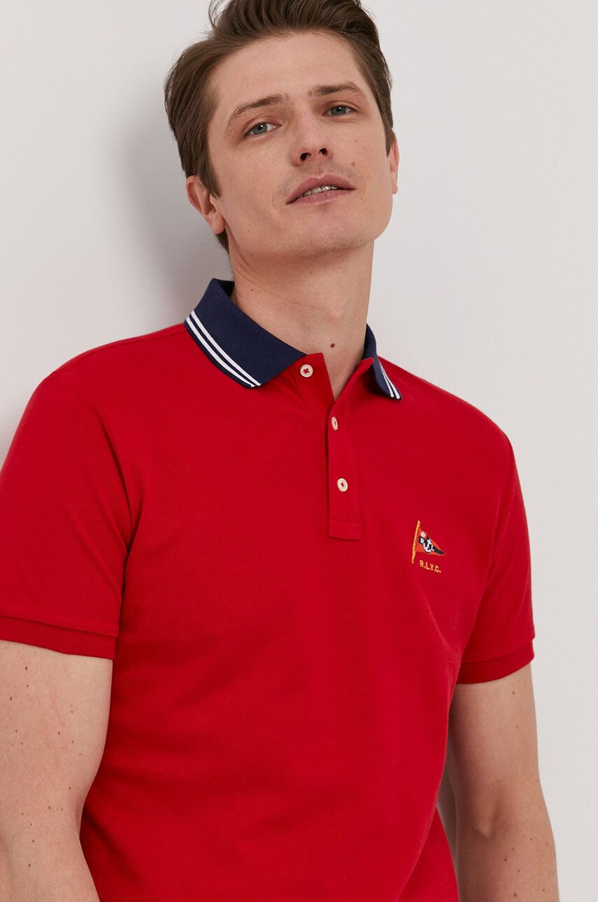 Polo Ralph Lauren poló sárga férfi nyomott mintás - Pepit.hu