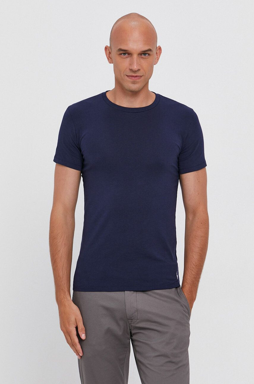 Polo Ralph Lauren t-shirt (2-pack) sötétkék férfi sima - Pepit.hu