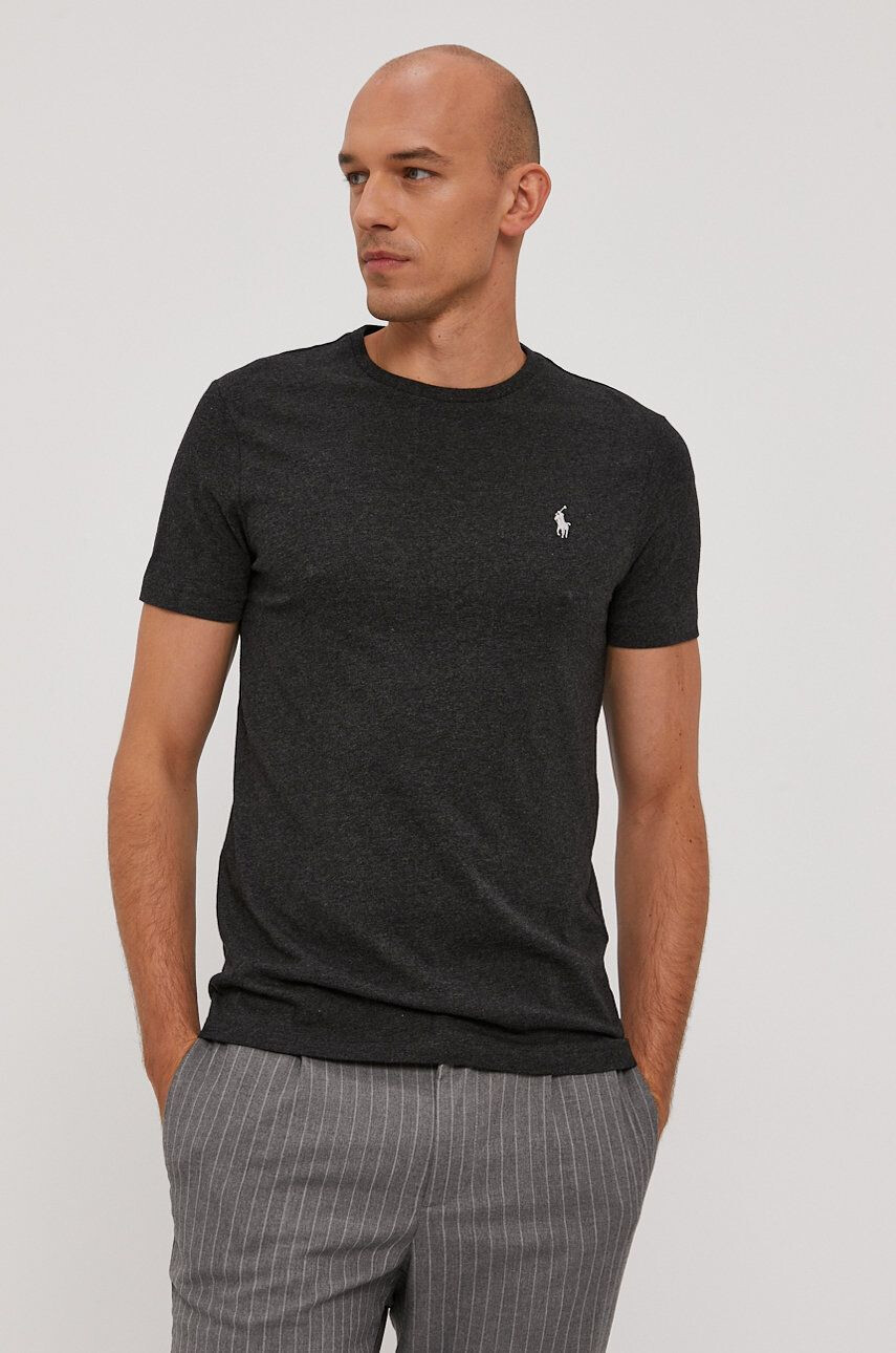 Polo Ralph Lauren t-shirt fekete férfi sima - Pepit.hu