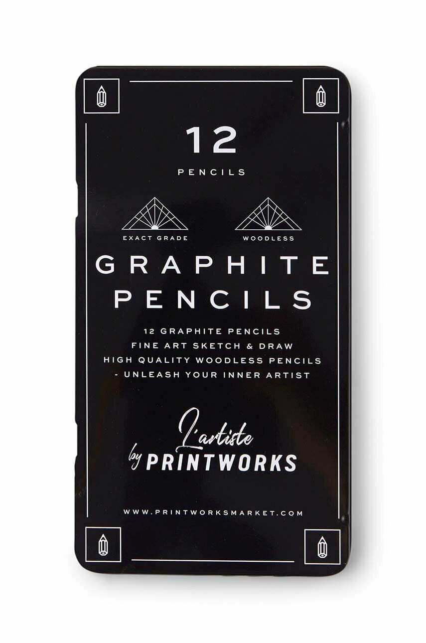 Printworks ceruzakészlet tokban Graphite 12 db - Pepit.hu