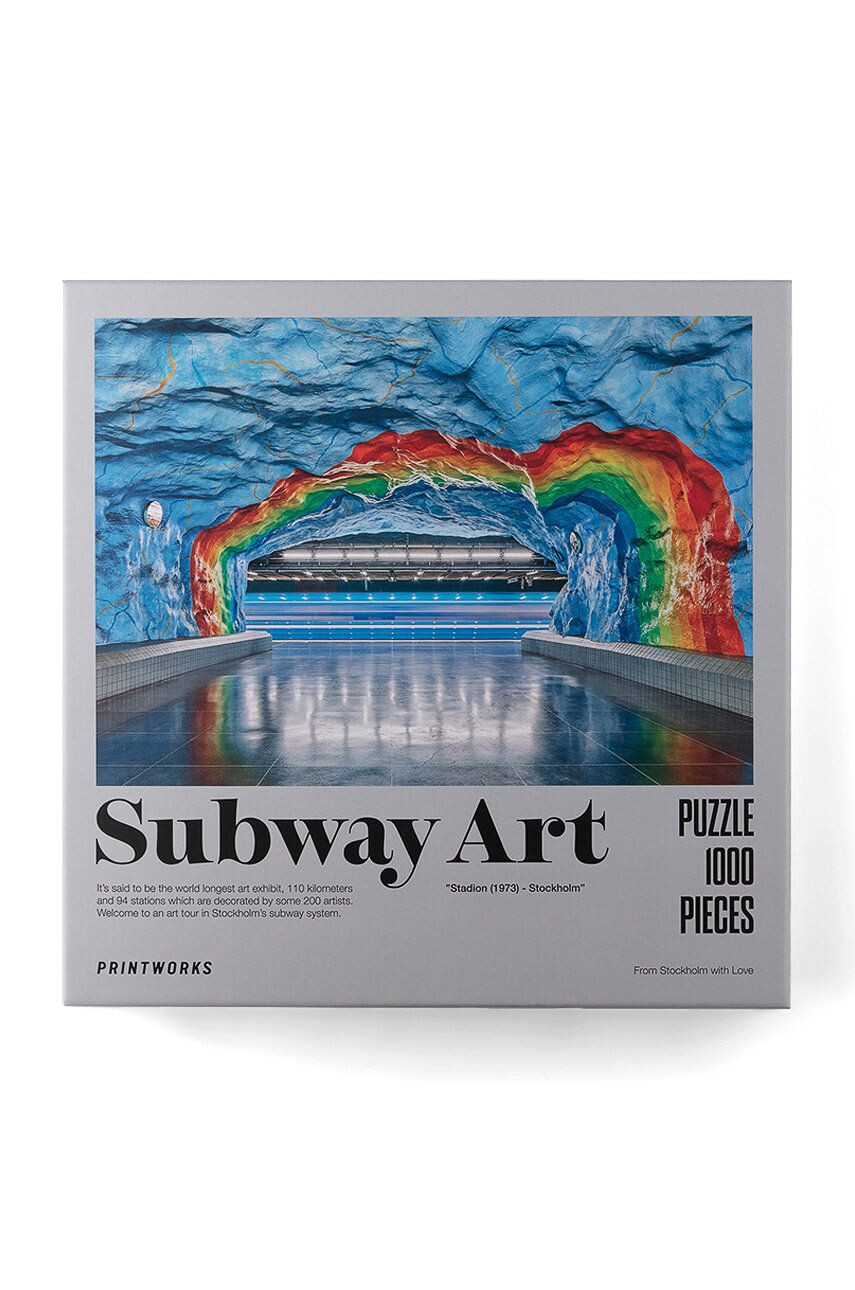 Printworks Puzzle Subway Art Rainbow 1000 elementów - Pepit.hu