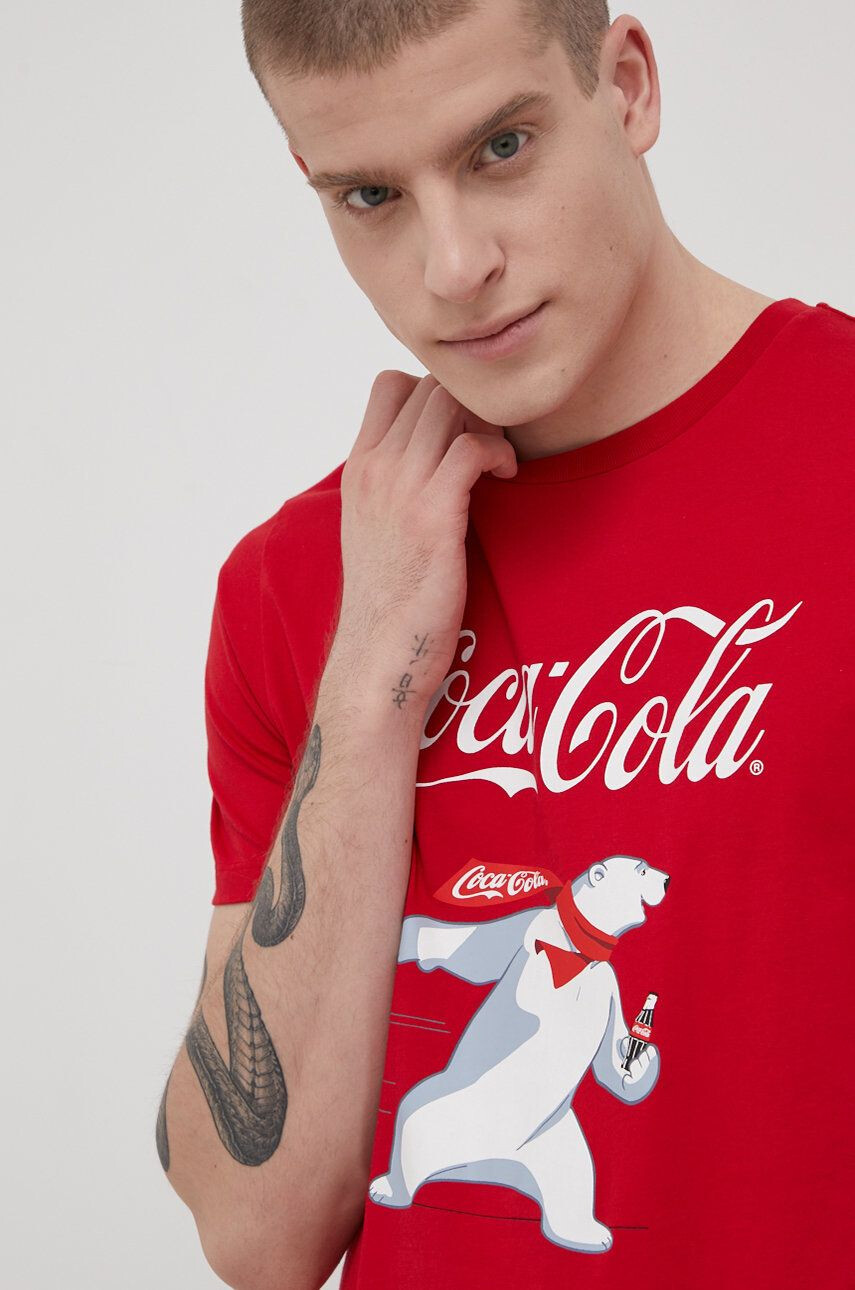 Produkt by Jack & Jones pamut póló x Coca Cola - Pepit.hu