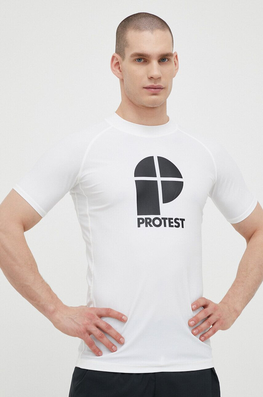 Protest t-shirt Prtcater fehér férfi nyomott mintás - Pepit.hu