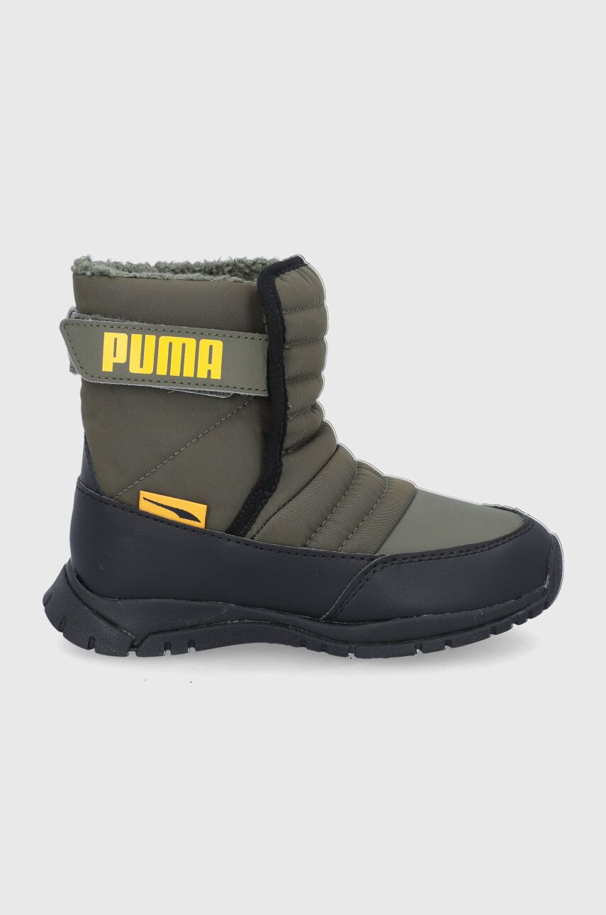 Puma gyerek téli csizma Nieve Boot WTR AC PS zöld - Pepit.hu