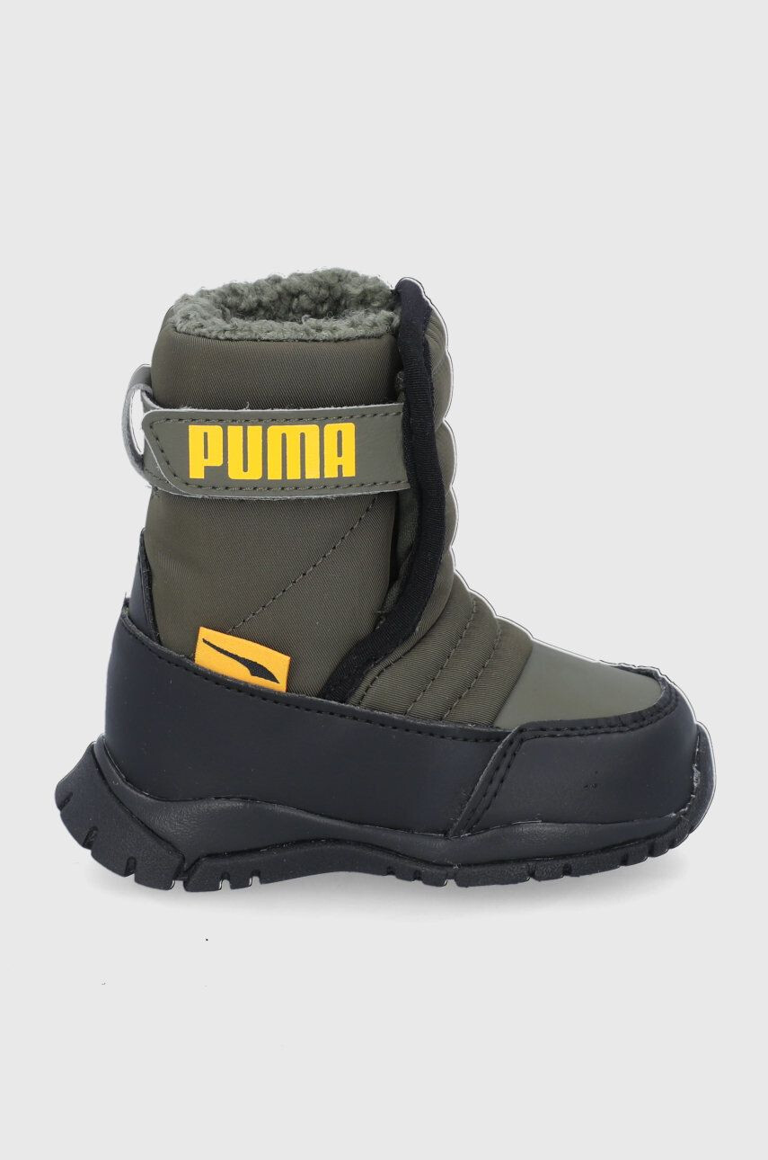 Puma gyerek hótaposó 380746 zöld - Pepit.hu