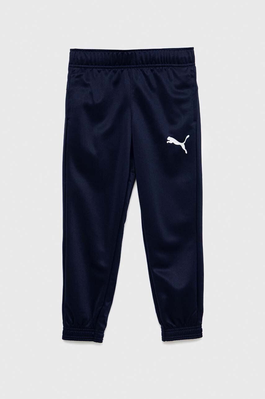 Puma gyerek melegítőnadrág ACTIVE Tricot Pants cl B sötétkék sima - Pepit.hu