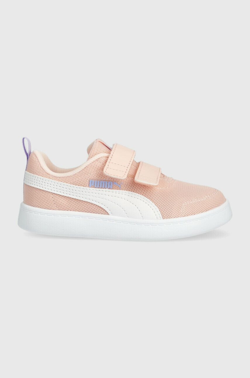 Puma gyerek sportcipő Courtflex v2 Mesh V PS rózsaszín - Pepit.hu