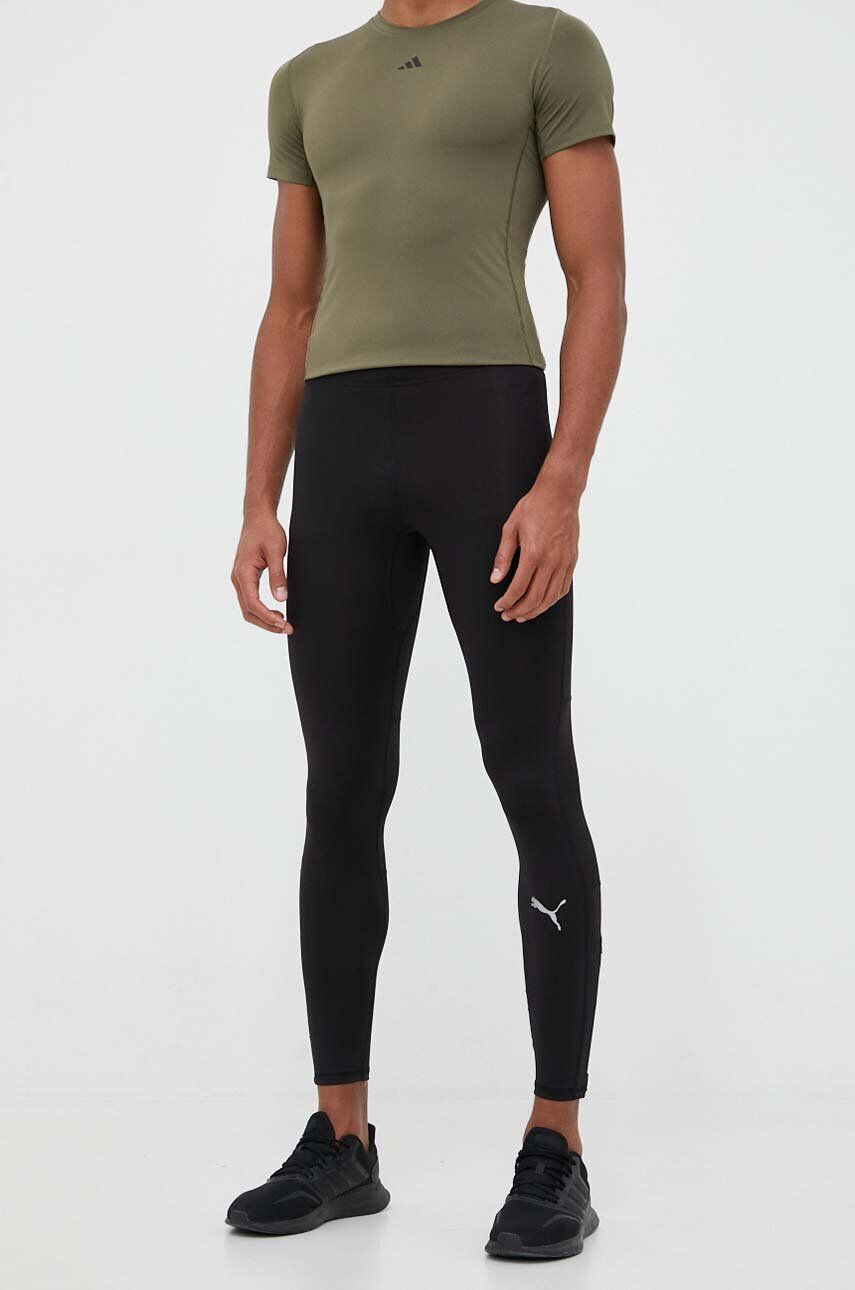 Puma legging futáshoz Run Favorite fekete sima - Pepit.hu