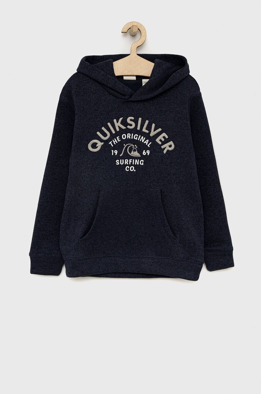 Quiksilver gyerek felső sötétkék nyomott mintás kapucnis - Pepit.hu