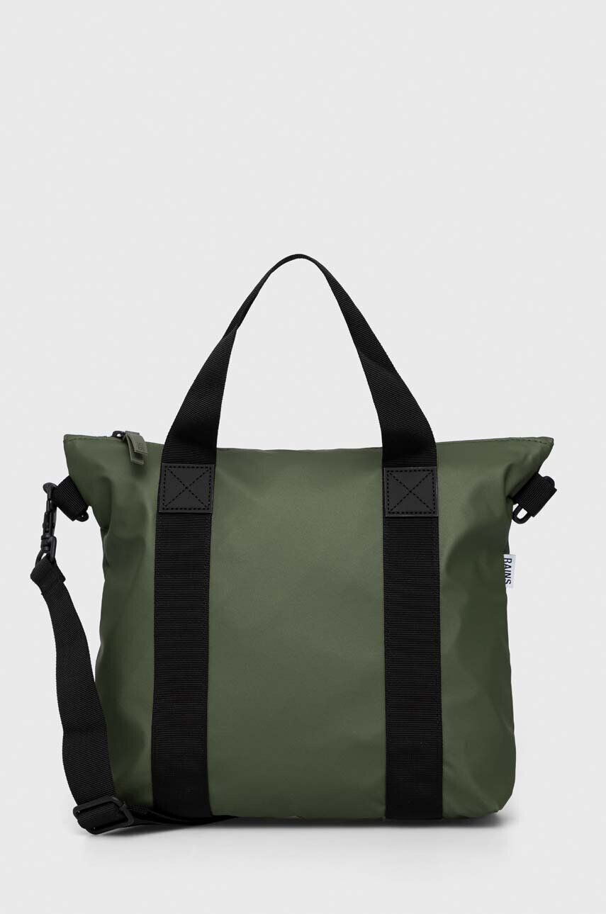 Rains táska 13920 Tote Bag Mini zöld - Pepit.hu