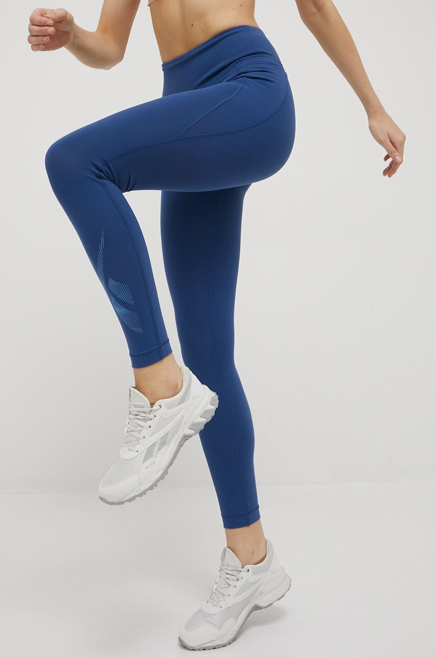 Reebok edzős legging H56591 sötétkék női nyomott mintás - Pepit.hu