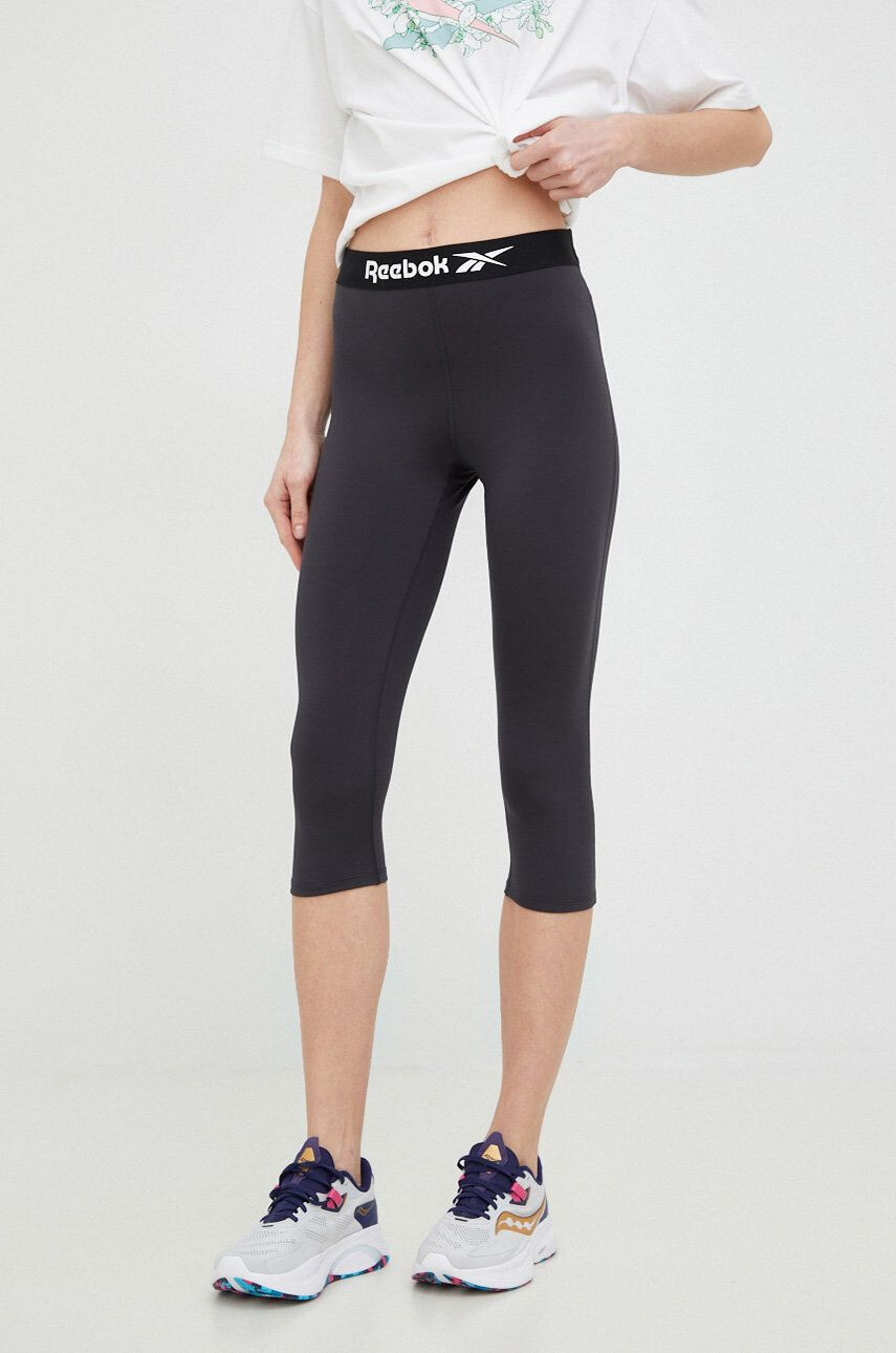 Reebok edzős legging Workout Ready fekete sima - Pepit.hu