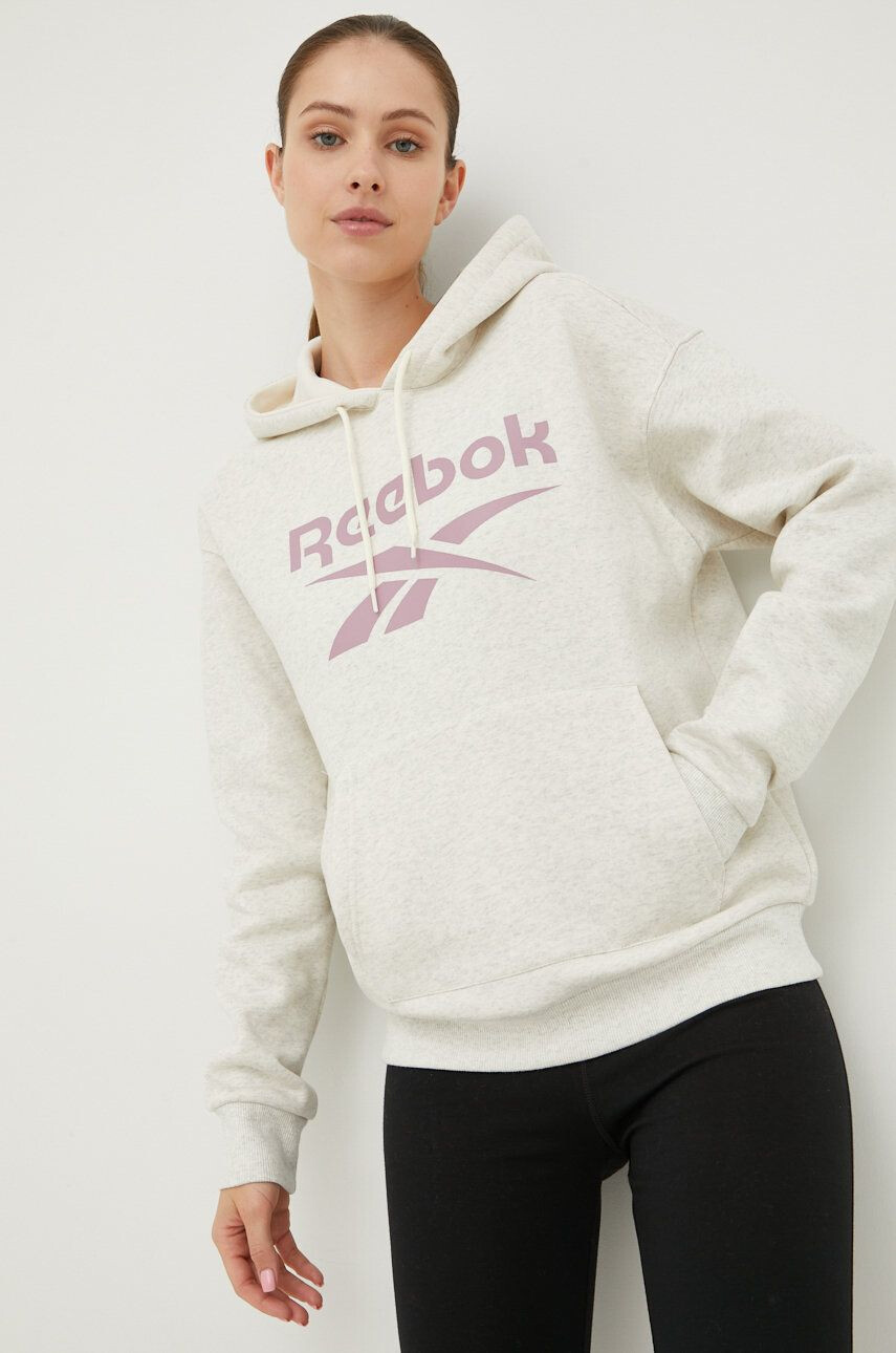 Reebok felső szürke női melange - Pepit.hu