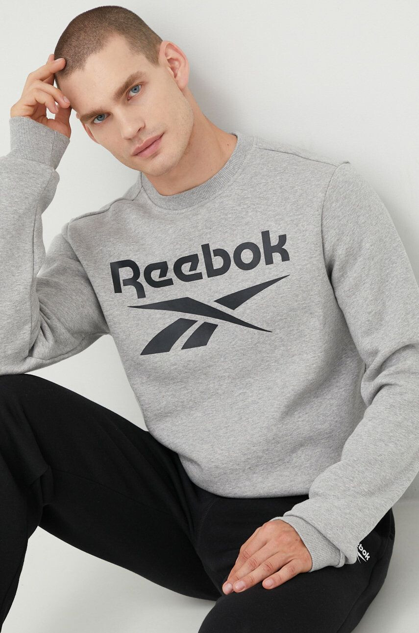 Reebok felső szürke férfi melange - Pepit.hu