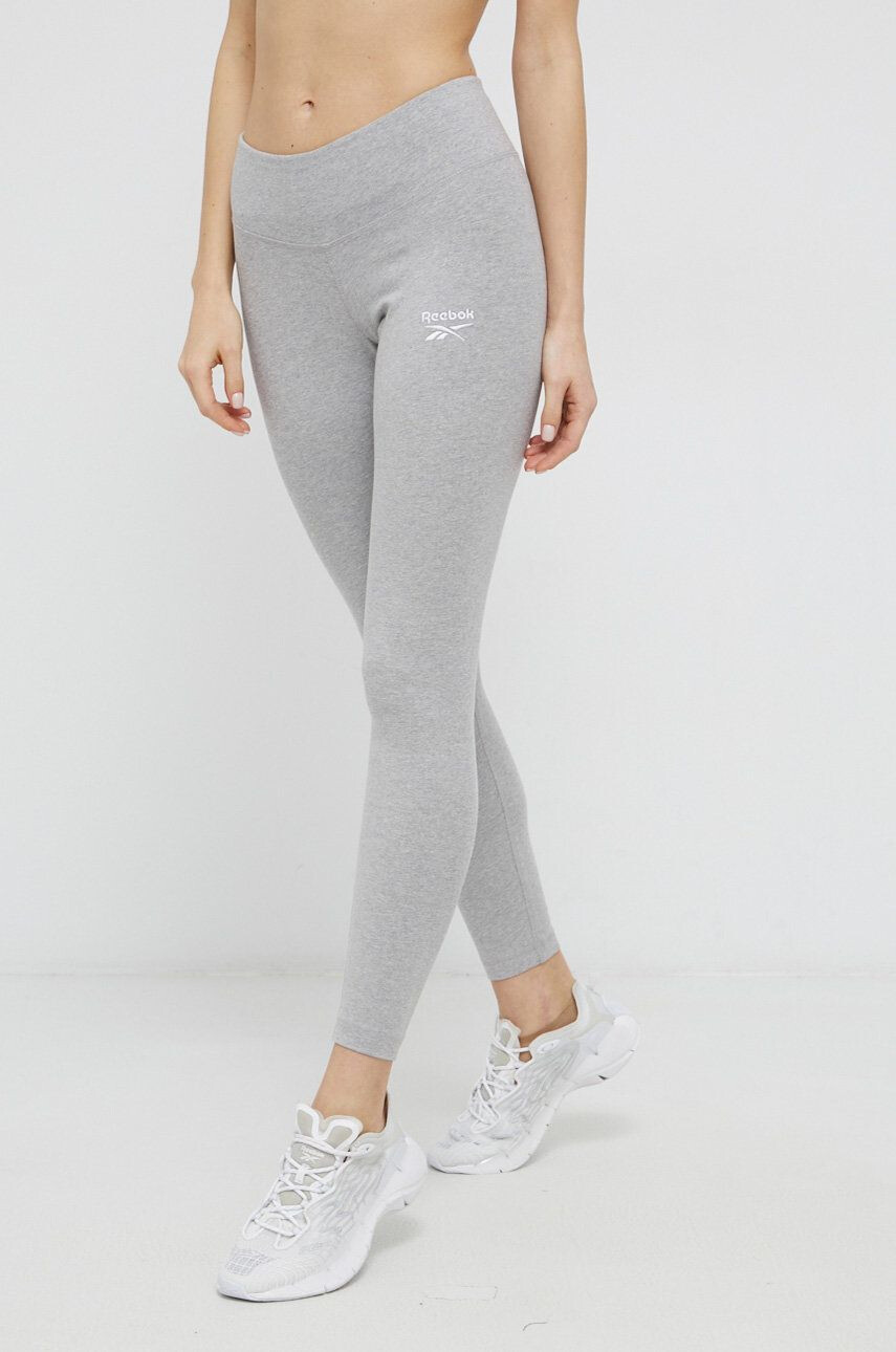 Reebok legging GR9405 szürke női melange - Pepit.hu