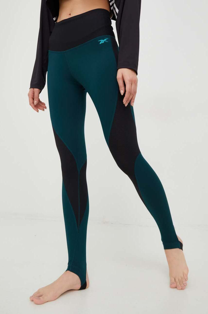 Reebok sport legging Thermowarm + Graphene zöld - Pepit.hu