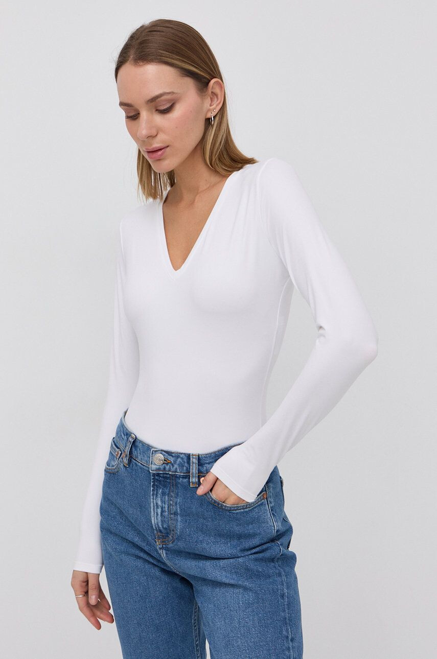 Spanx Alakformáló hosszú ujjú SLEEVE V-NECK BODYSUIT - Pepit.hu