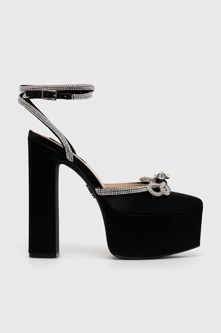 Steve Madden körömcipő Bellisima fekete magassarkú nyitott sarokkal SM11002314 - Pepit.hu