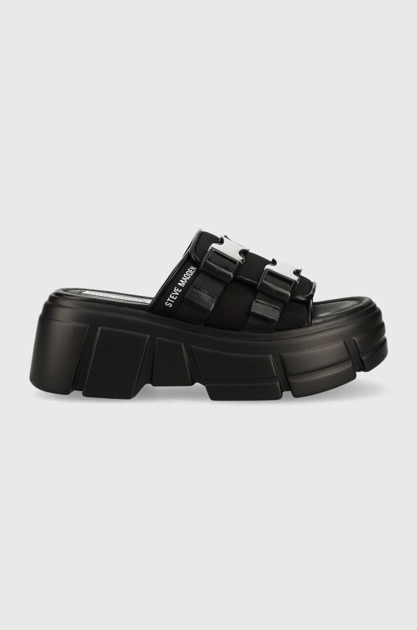 Steve Madden papucs Activator fekete női platformos SM11002460 - Pepit.hu