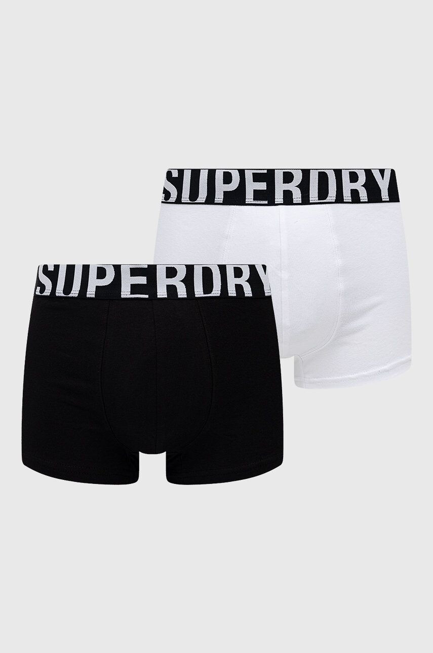 Superdry boxeralsó (2-pack) fehér - Pepit.hu