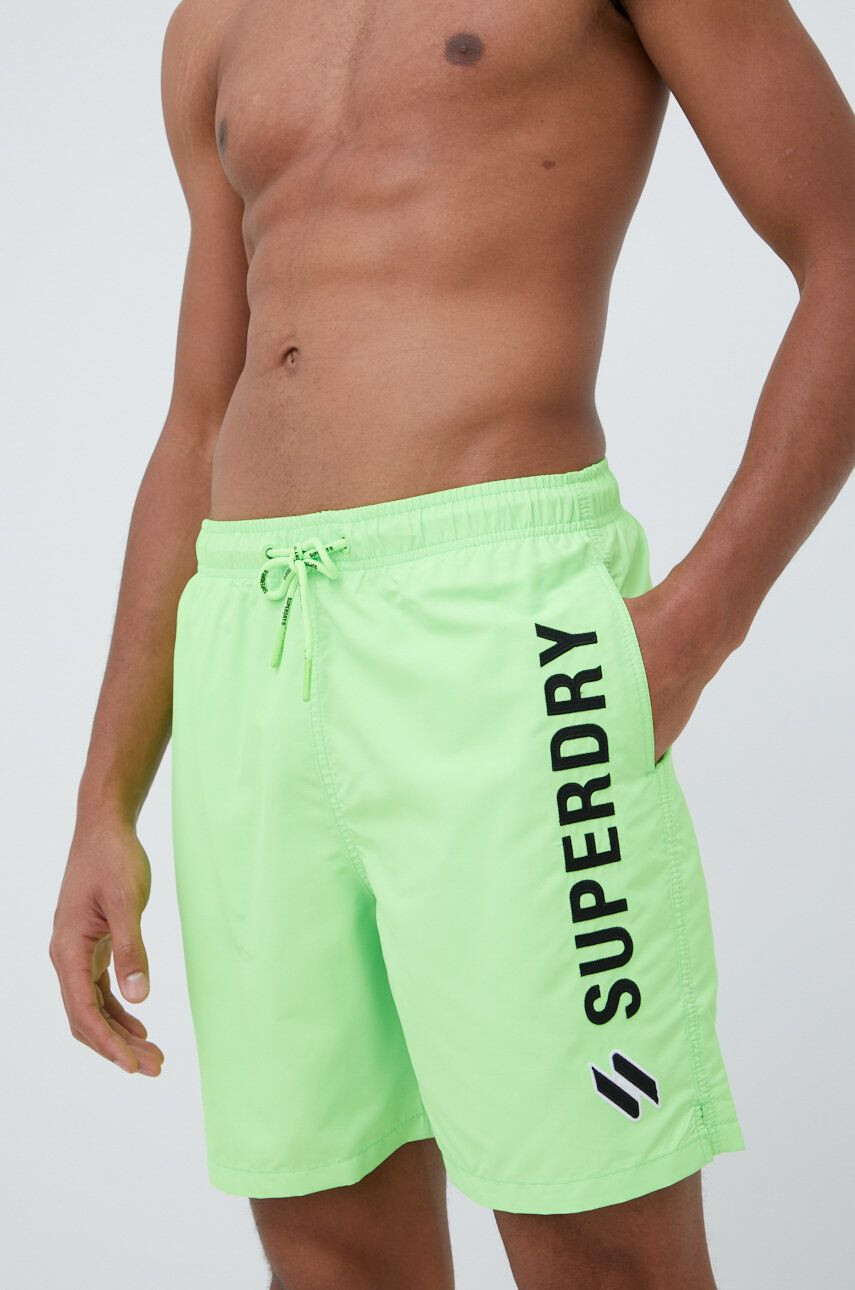 Superdry fürdőnadrág zöld - Pepit.hu