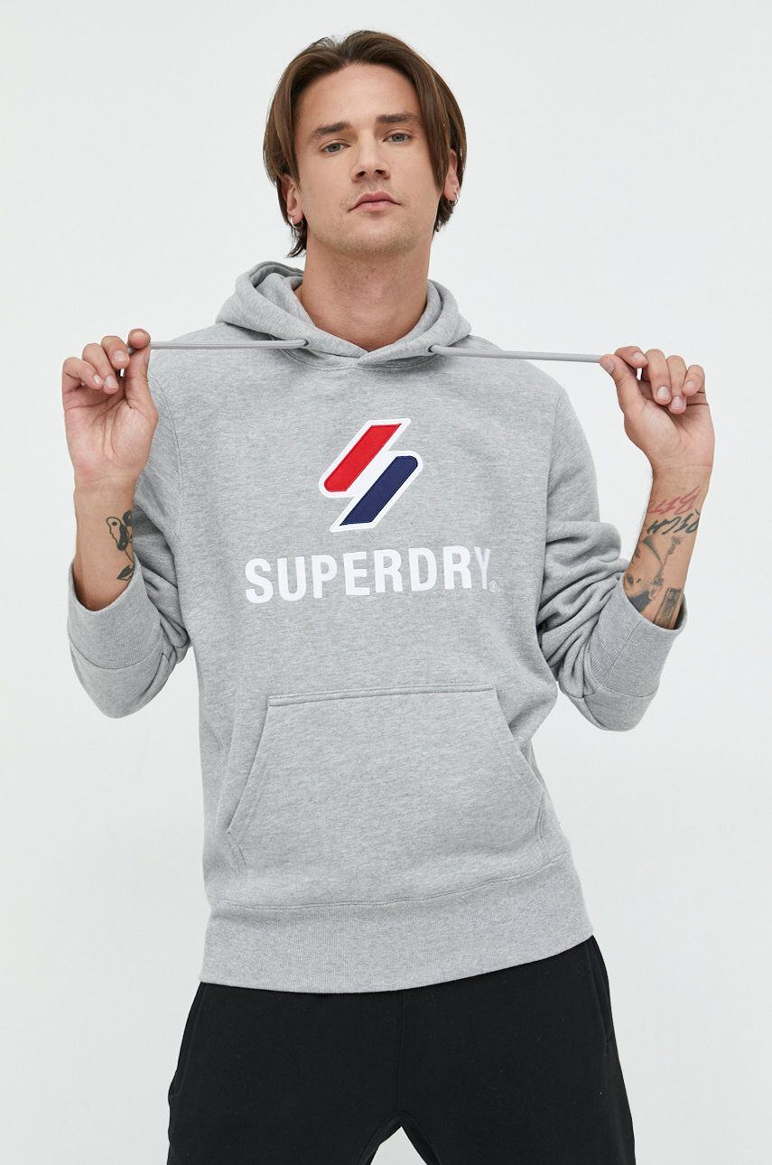 Superdry felső fekete női sima kapucnis - Pepit.hu