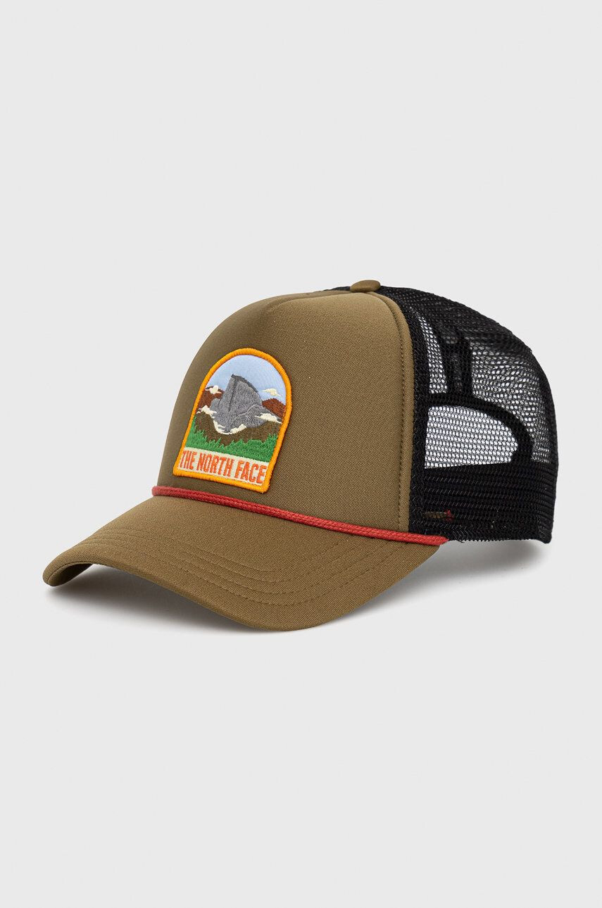 The North Face baseball sapka Valley Trucker zöld nyomott mintás - Pepit.hu