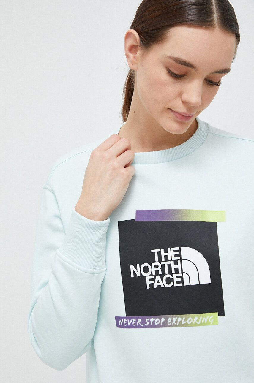 The North Face felső türkiz női nyomott mintás - Pepit.hu