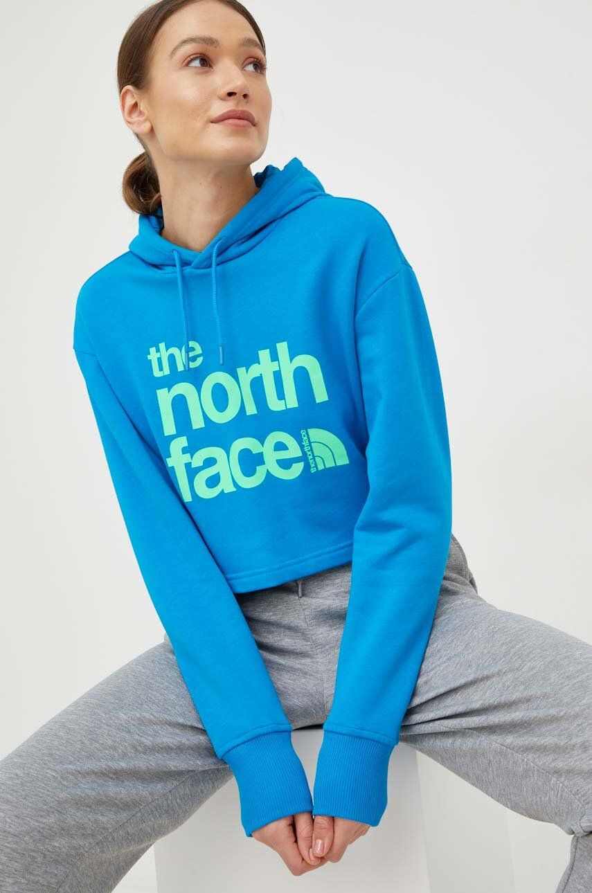 The North Face pamut melegítőfelső női nyomott mintás kapucnis - Pepit.hu