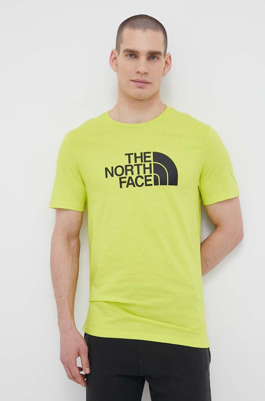 The North Face pamut póló zöld nyomott mintás - Pepit.hu