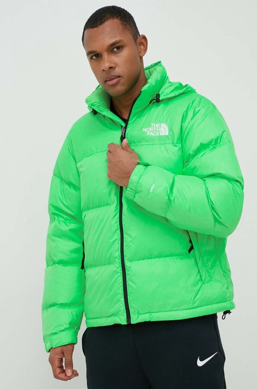 The North Face pehelydzseki MEN’S 1996 RETRO NUPTSE JACKET férfi zöld téli - Pepit.hu