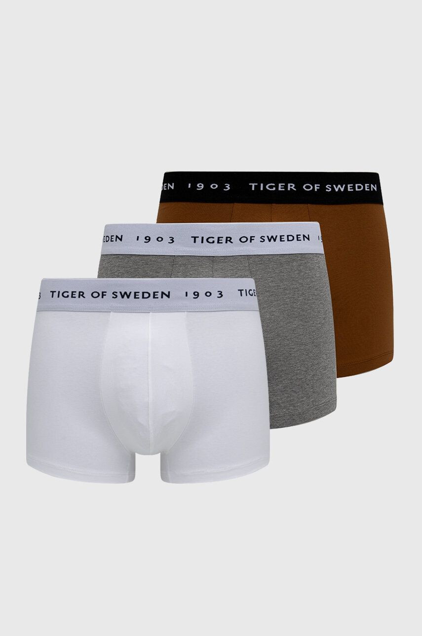 Tiger of Sweden boxeralsó (3-pack) barna férfi - Pepit.hu