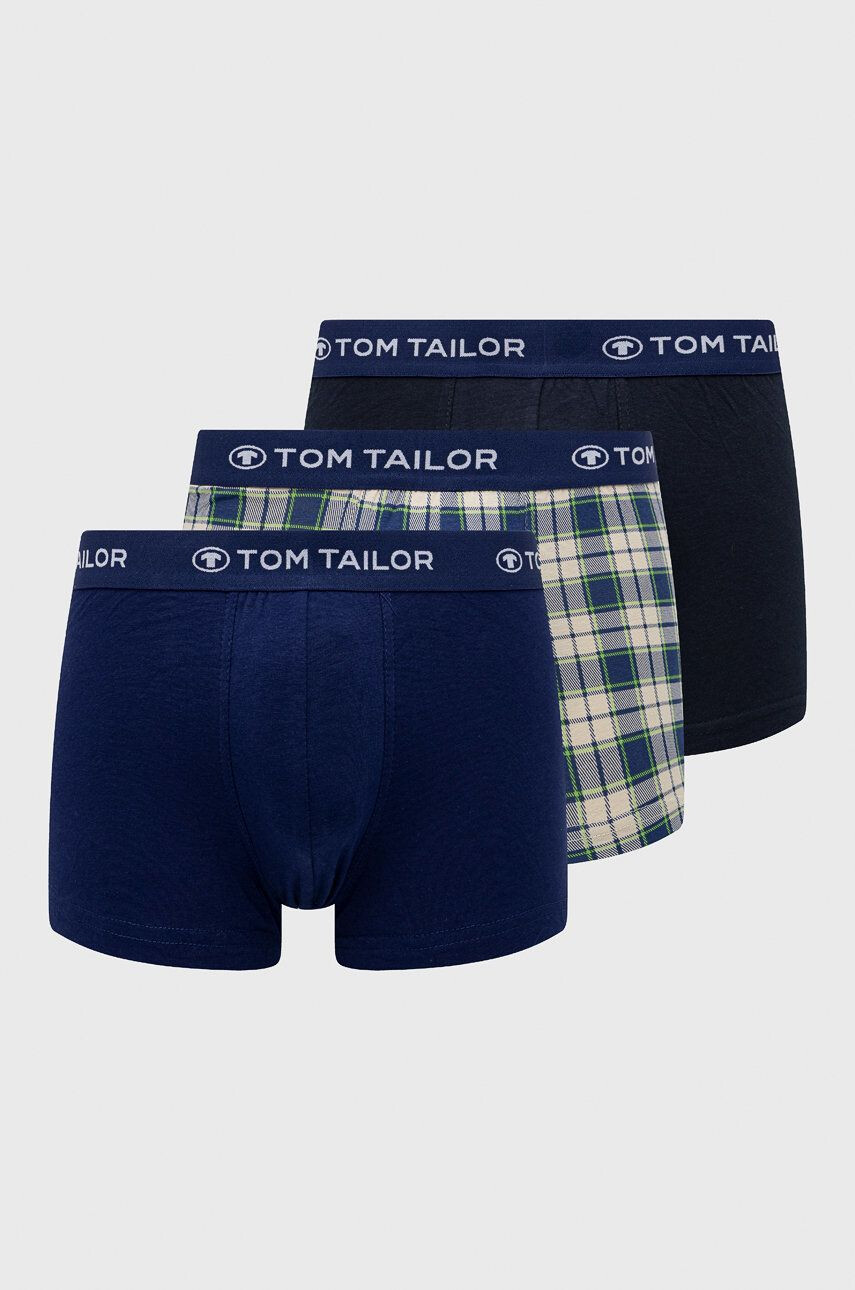 Tom Tailor boxeralsó (3 db) sötétkék férfi - Pepit.hu