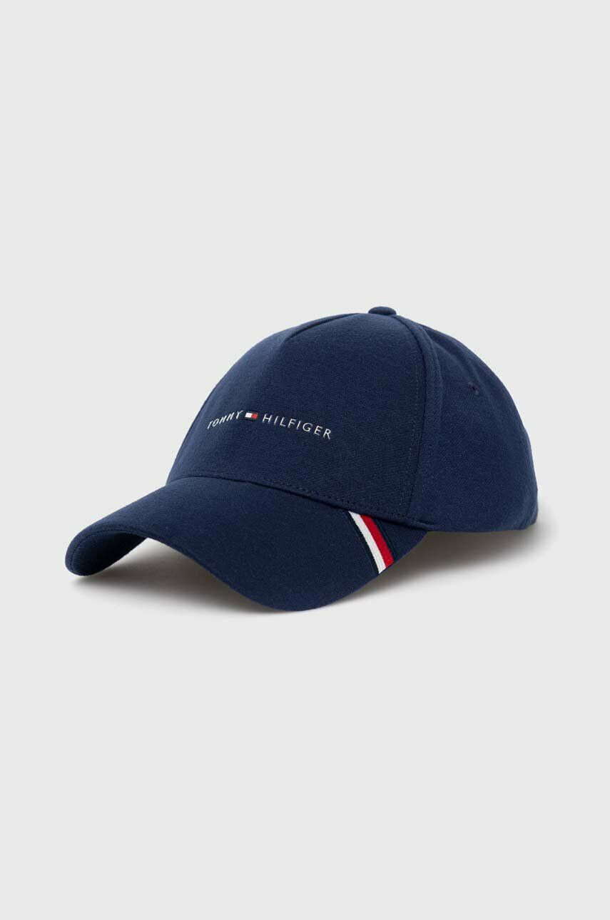 Tommy Hilfiger baseball sapka sötétkék nyomott mintás - Pepit.hu