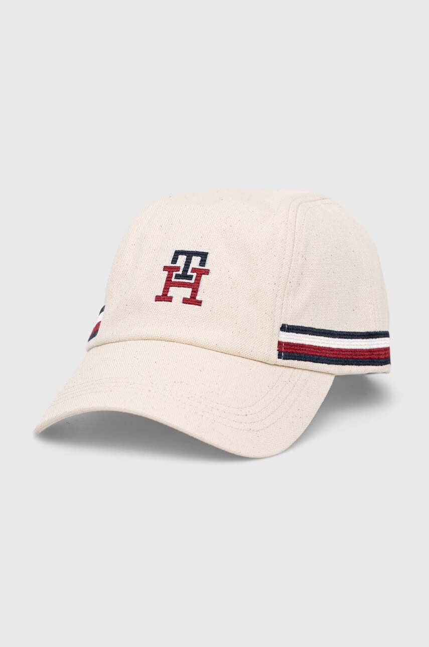 Tommy Hilfiger baseball sapka bézs nyomott mintás - Pepit.hu