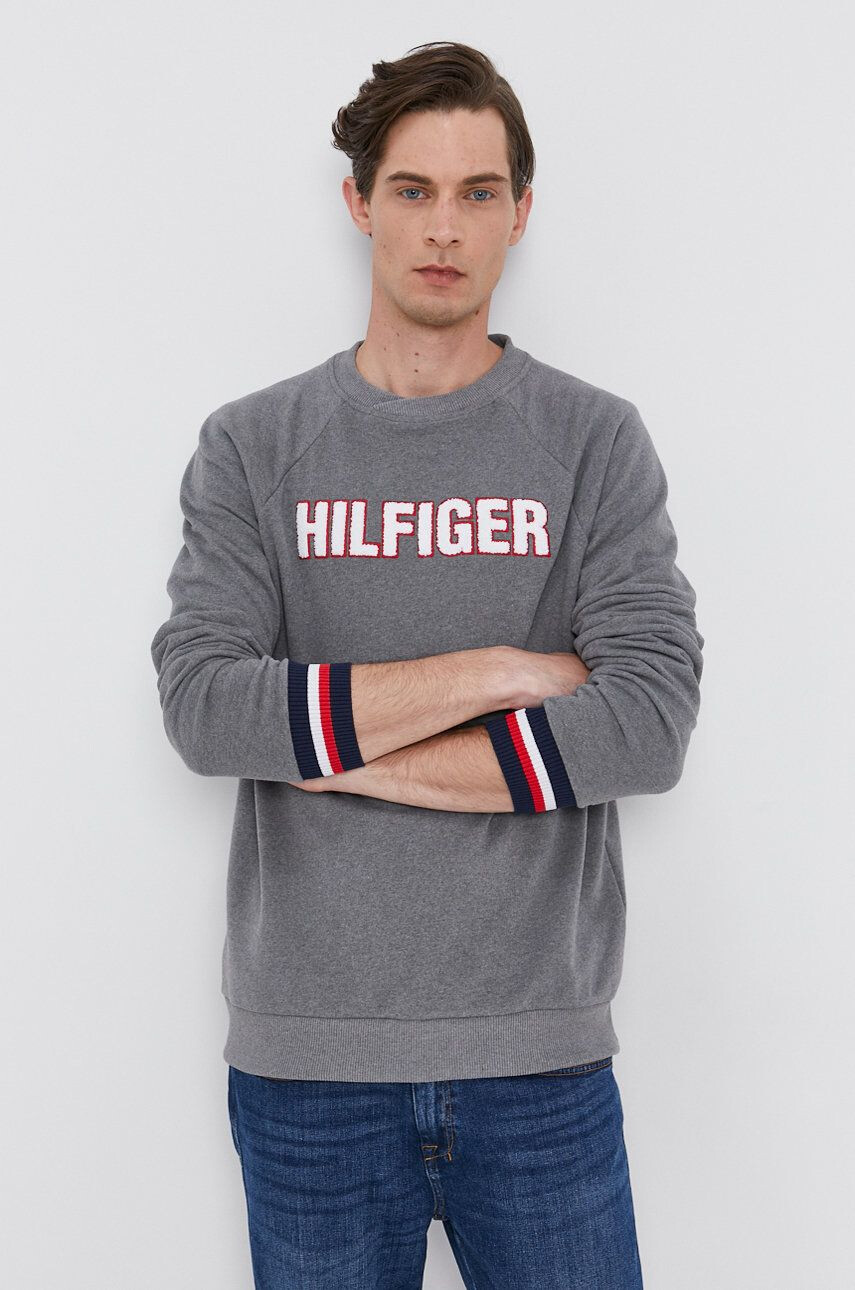 Tommy Hilfiger felső szürke férfi nyomott mintás - Pepit.hu