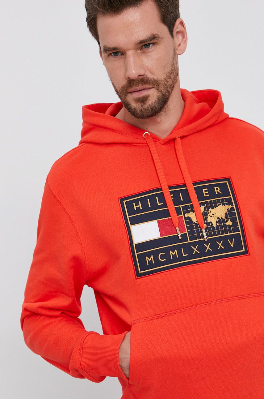 Tommy Hilfiger felső rózsaszín férfi nyomott mintás - Pepit.hu