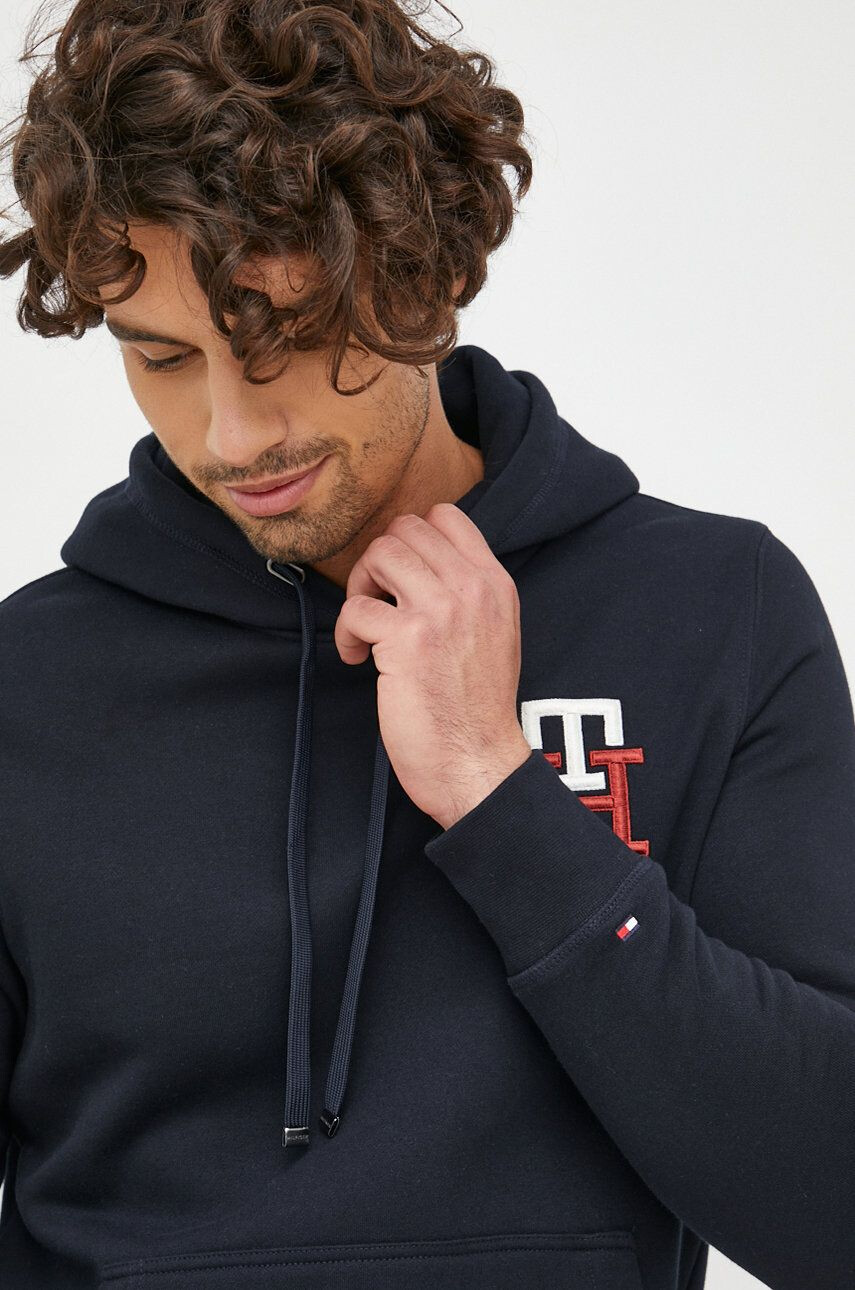 Tommy Hilfiger felső sötétkék férfi nyomott mintás - Pepit.hu