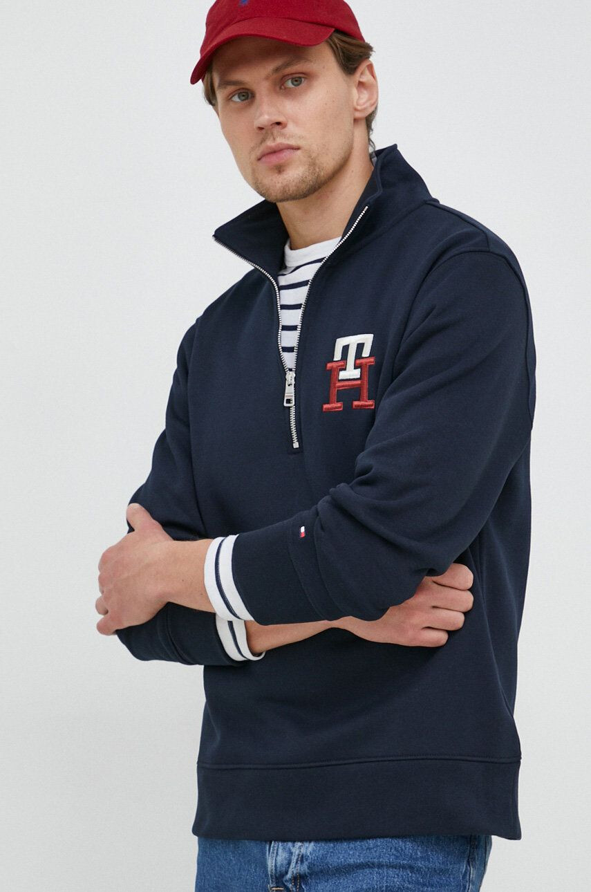 Tommy Hilfiger felső sötétkék férfi nyomott mintás - Pepit.hu