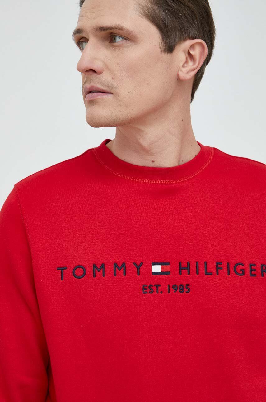 Tommy Hilfiger felső barna férfi nyomott mintás kapucnis - Pepit.hu