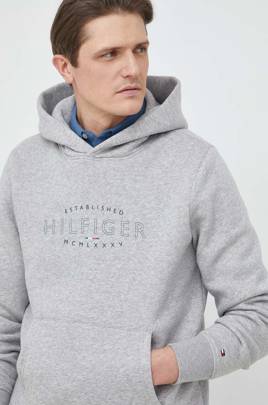 Tommy Hilfiger felső sárga férfi nyomott mintás kapucnis - Pepit.hu