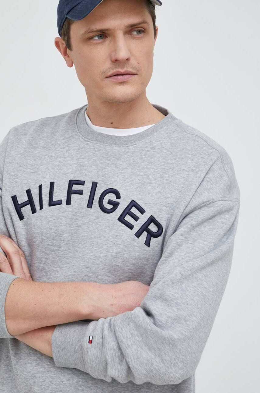 Tommy Hilfiger felső szürke férfi nyomott mintás - Pepit.hu