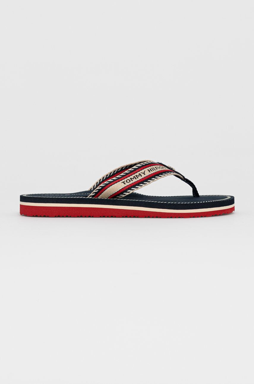 Tommy Hilfiger flip-flop sötétkék női lapos talpú - Pepit.hu