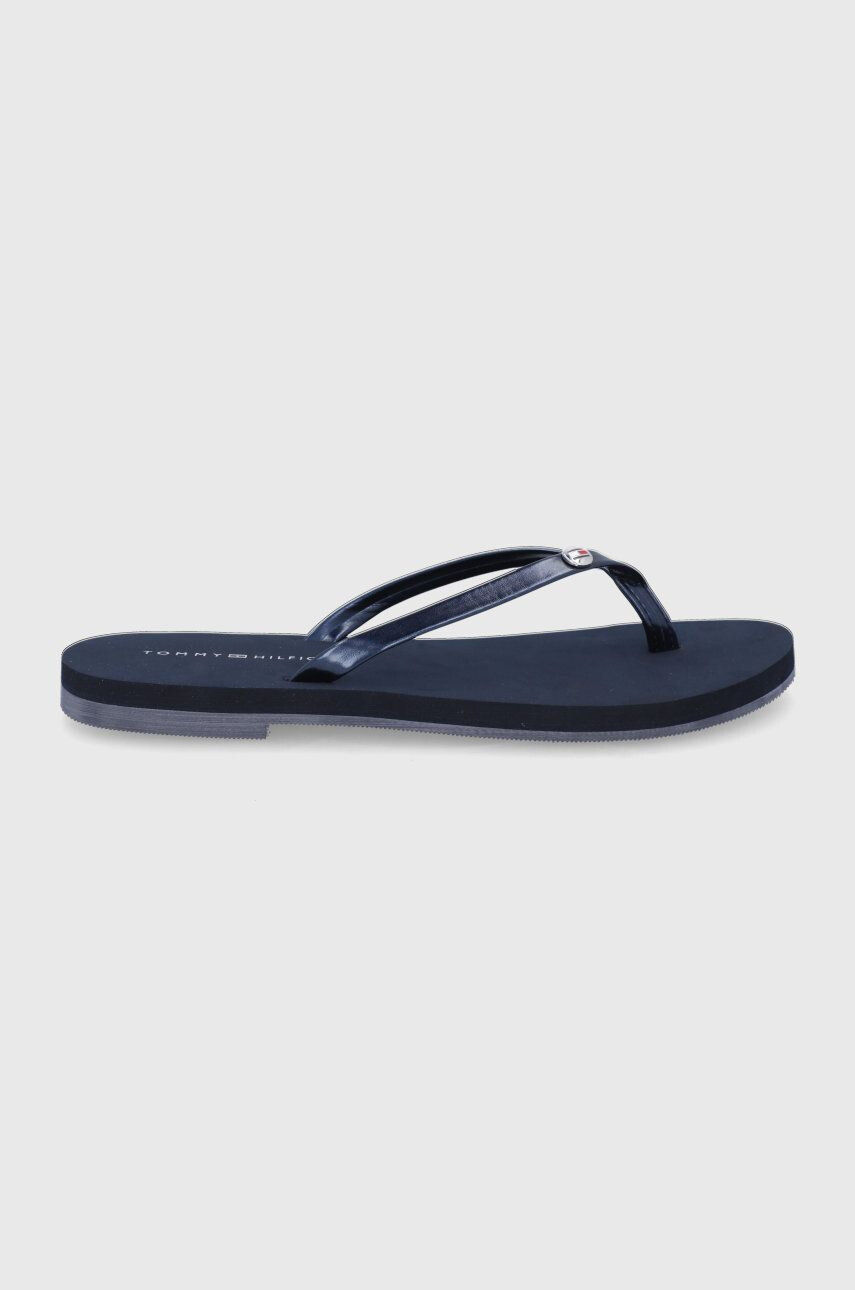 Tommy Hilfiger flip-flop sötétkék női lapos talpú - Pepit.hu