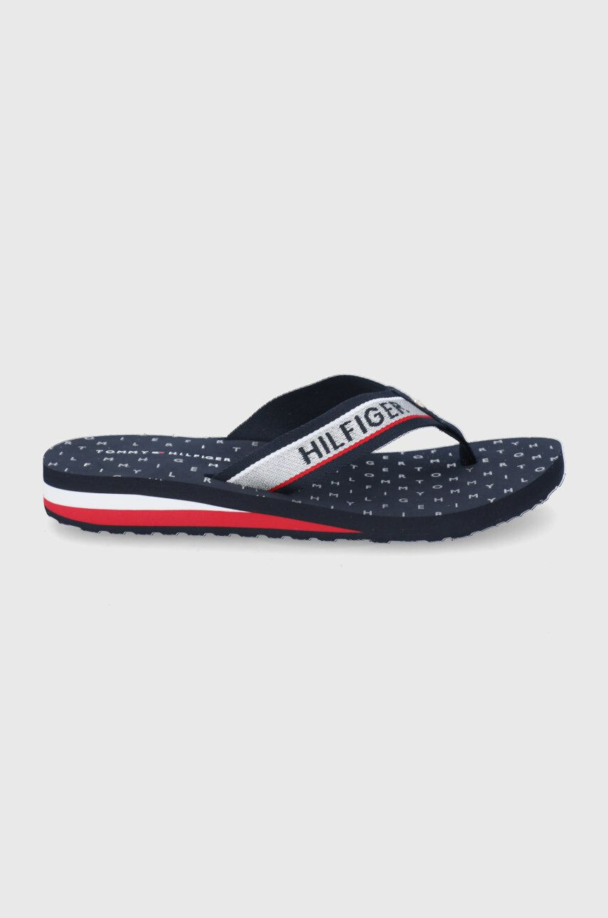 Tommy Hilfiger flip-flop sötétkék női platformos - Pepit.hu